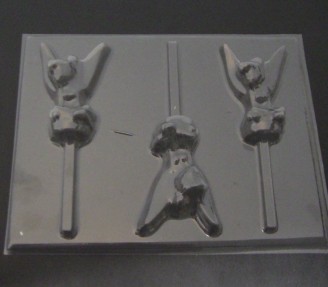 240sp Tink Fairy Sitting Chocolate Candy Lollipop Mold
